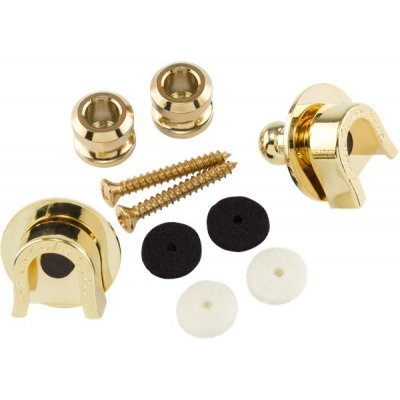 Fender Security Strap Locks Gold