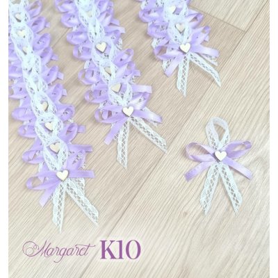 Krajkové svatební vývazky K10 (Lavender) – Zboží Dáma