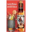 Captain Morgan Original Spiced Gold 35% 0,7 l (dárkové balení korbel)