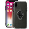 Pouzdro a kryt na mobilní telefon Apple Pouzdro Puro ochranné iPhone X / Xs 5.8" s magnetickým kroužkem černé