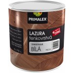 Primalex Lazura tenkovrstvá 0,75 l bílá – Hledejceny.cz