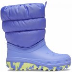 Crocs Classic Neo Puff Boot T DVt Dětské sněhule fialová – Sleviste.cz