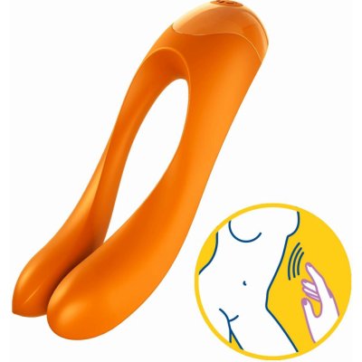 Satisfyer Candy Cane Finger – Zboží Mobilmania