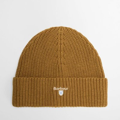 Jemná pletená čepice Barbour Cascade Beanie Cumin – Hledejceny.cz