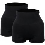 LORANE Kalhotky s nohavičkou a dvojitým pasem Černá – Zboží Mobilmania