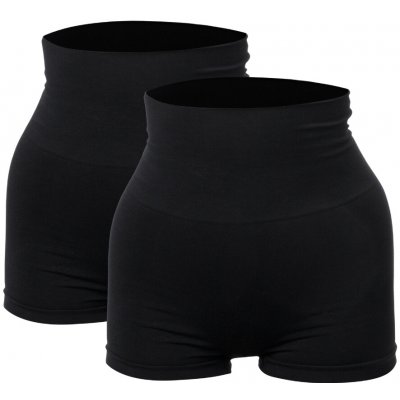 LORANE Kalhotky s nohavičkou a dvojitým pasem Černá – Zboží Mobilmania