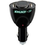 Lampa Italy 12V 5A Zástrčka do zapalovače se 2 USB a 1 zásuvkou