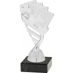Soška KARTY M/P432 Soška stříbrná výška 15 cm – Zboží Mobilmania