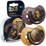 Lovi silikon dynamické dudlíky Jungle Vibes Girl hořčice/lila – Zboží Dáma