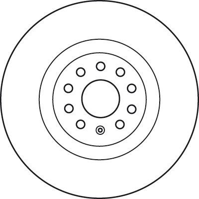 Brzdový kotouč TRW DF6133S - VW PASSAT 10- – Hledejceny.cz