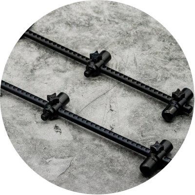 One More Cast Hrazdy Elbowz Black Anodised Aluminium 3 Rod Std 11,5" & 9,5" 2ks – Zboží Mobilmania