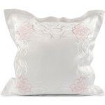 Povlak na polštář vyšívaný 45x45 cm Balení: 2 ks, Varianta: 4 bílá pudrová – Sleviste.cz