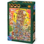 D-Toys Šikmá věž v Pise Itálie 1000 dílků – Zboží Mobilmania