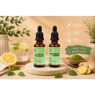 Bachovy kapky Detoxikace a Snížení hmotnosti 2 x 30 ml – Hledejceny.cz