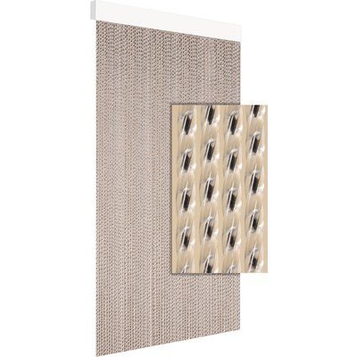 Závěs do dveří MILAN černá 60x190 cm – Sleviste.cz