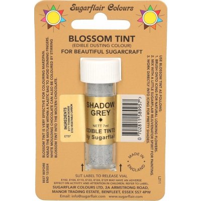 Sugarflair Prachové barvy Shadow Grey Šedá 7 ml – Zboží Dáma