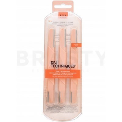 Real Techniques Face and Brow Razors 3 pcs břitva na obočí – Zboží Dáma