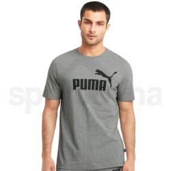 Puma pánské tričko ESS Logo Tee Medium gray Heather