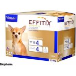 Effitix Spot-on XS 1,5-4 kg 26,8 / 240 mg 4 x 0,44 ml – Hledejceny.cz