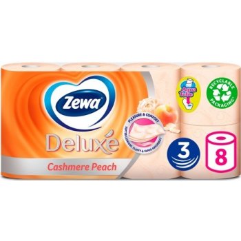 Zewa Deluxe Cashmere Peach 3-vrstvý 8 ks