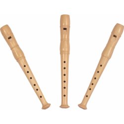 GOKI Dětská dřevěná flétna 20 cm