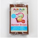 FunCakes potahový Fondán Maroon Brown hnědý 250 g – Sleviste.cz