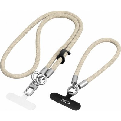 TECH-PROTECT C10S ROPE CROSSBODY & WRIST DESERT BEIGE/TITANIUM – Zbozi.Blesk.cz