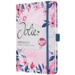 Sigel Zápisník Jolie, květinový motiv, linkovaný, 135x203 mm tvrdé desky 87 listů – Zboží Živě