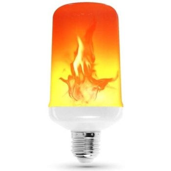 TopLux LED žárovka FLAME 3W teplá bílá s efektem plamenu E27