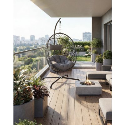 Avida Design Závěsný zahradní kokon Solea Grey – Hledejceny.cz