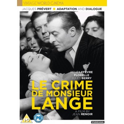 Le Crime De Monsieur Lange BD – Hledejceny.cz