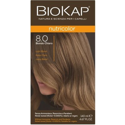 Biokap NutriColor barva na vlasy Světlý blond 8.0