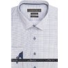 Pánská Košile AMJ kolekce Lui Bentini košile dlouhý rukáv slim fit LDS218 bílá s drobným vzorem