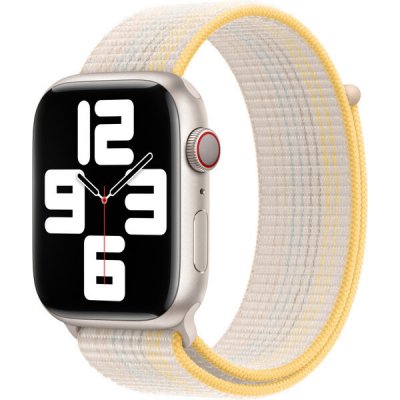 Apple Watch 45mm hvězdně bílý provlékací sportovní řemínek MPLE3ZM/A – Hledejceny.cz