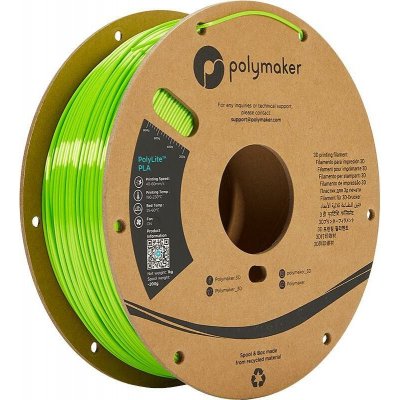 Polymaker PolyLite Silk PLA Lime, limetková, 1,75mm, 1000g (PA03006) – Zboží Živě