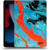 Pouzdro na tablet Picasee silikonový Apple iPad 10.2 2021 9. gen Blue Magma čiré