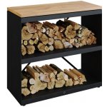 OFYR WOOD STORAGE DRESSOIR skříň na dřevo - Černá práškovaná ocel WS-D – Zboží Mobilmania