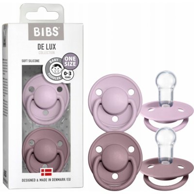 Bibs De Lux silikon Dusky lilac heather 2 ks