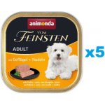 Animonda Vom Feinsten Adult Dog drůbež a těstoviny 5 x 150 g – Sleviste.cz