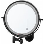 Humanas HS-BM01 koupelnové zrcadlo na líčení s LED podsvícením – černé – Zboží Dáma