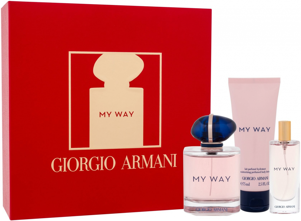 Armani My Way EDP 90 ml + EDP 15 ml + tělové mléko 75 ml dárková sada