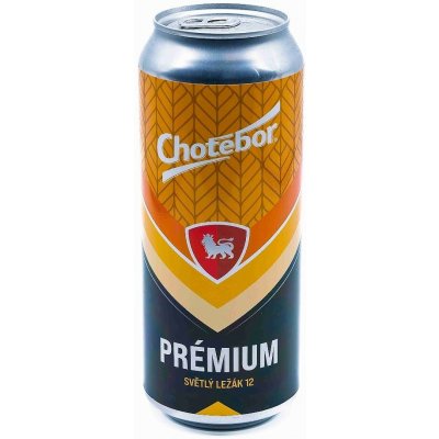 Chotěboř 12 Premium světlý ležák 4,9% 0,5 l (plech) – Hledejceny.cz