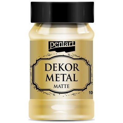 Dekorační barva Pentart metalická matná 100 ml Silver – Sleviste.cz