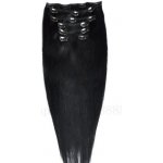 VLASY CLIP IN 7pásů ČERNÁ #01, 70g, 45cm – Sleviste.cz