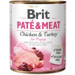 Brit Paté & Meat Puppy Chicken & Turkey 800 g – Zboží Mobilmania
