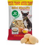 JK Animals Mini Biscuits pamlsek mini piškoty s 33 % vajec 100 g – Zboží Mobilmania