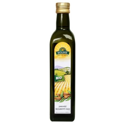BIOLINIE Panenský sezamový olej 0,5 l – Zboží Mobilmania