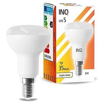 INQ LED žárovka E14 refl.R50 5W Teplá bílá