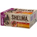 Shelma Cat kuřecí hovězí kachní a krůtí 40 x 85 g – Hledejceny.cz