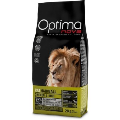 OPTIMA nova Cat Adult Hairball 2 kg – Zboží Mobilmania